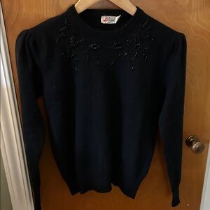 Vintage Sweater with beaded Details
